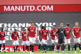 Manchester United took the field to face Burnley yesterday hours before the announcement of the European Super League proposal