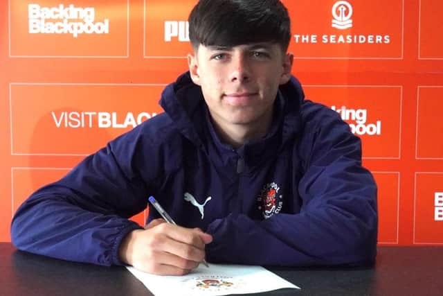 Luke Mariette has caught the eye in the Blackpool youth team