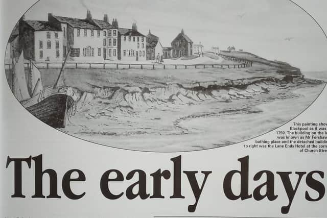 Excerpt from the Gazette's Story of the Fylde, Millennium edition