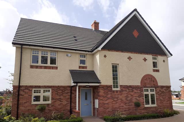 One of the homes at a development in Wrea Green which has been acquired by Elan Homes, after the previous developer went into administration in 2019