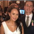 Natalie Hazeldine with her brother, Elliott Dalgleish