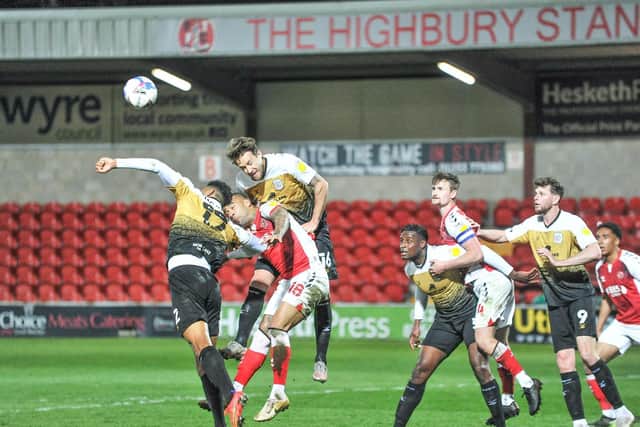 Fleetwood could not find a way past the Crewe defence at Highbury