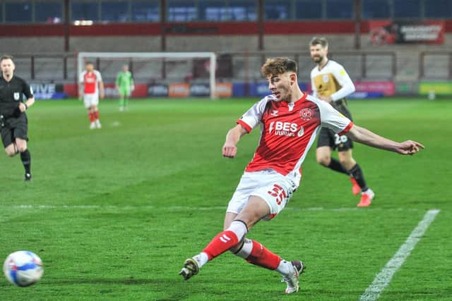 Ryan Rydel was back in Fleetwood's starting line-up against Crewe