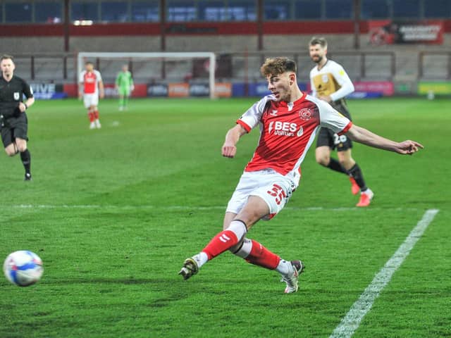 Ryan Rydel was back in Fleetwood's starting line-up against Crewe