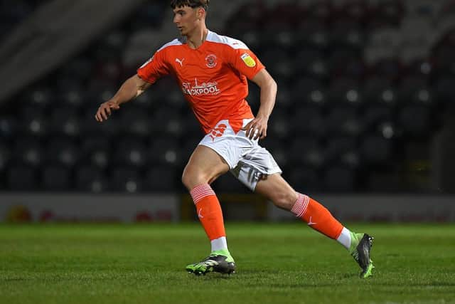 Holmes made his debut off the bench for Blackpool in midweek