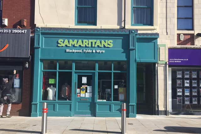 The upgraded Samaritans shop