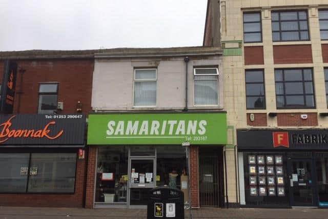 The Samaritans shop before its refurbishment