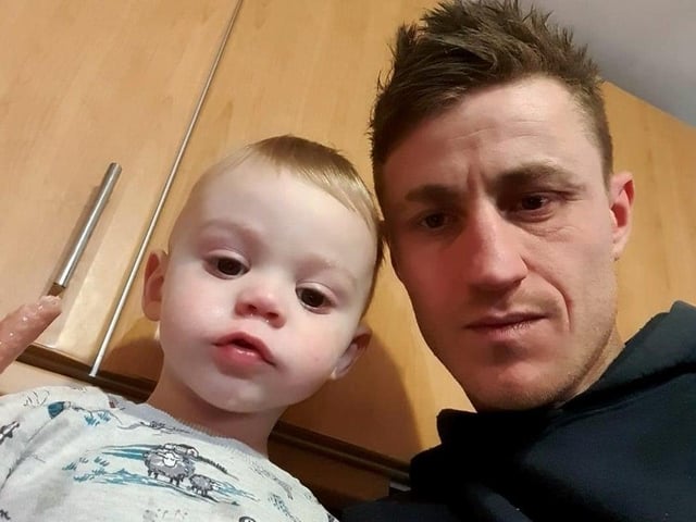 Danny Wise with his son Harry