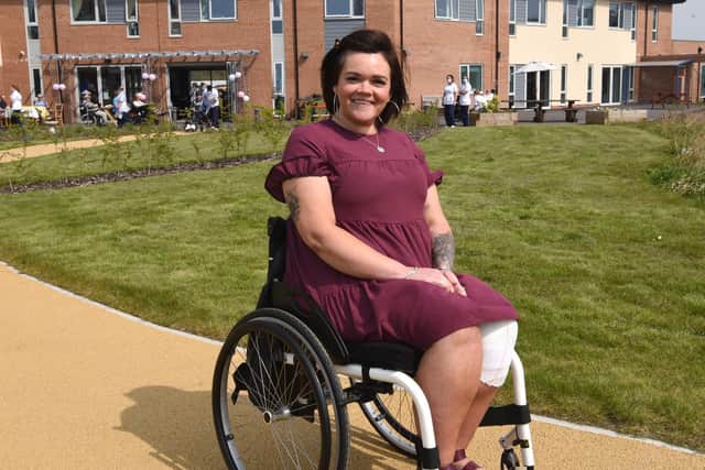 Laura Bacon was the VIP guest at the first birthday of the Sue Ryder Neurological Care Centre  in Fulwood  Photo: Neil Cross