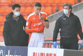 Gretarsson dislocated his shoulder during Blackpool's win against Sunderland