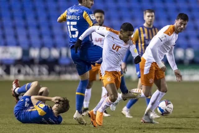 Blackpool lost to Shrewsbury Town at the end of last year