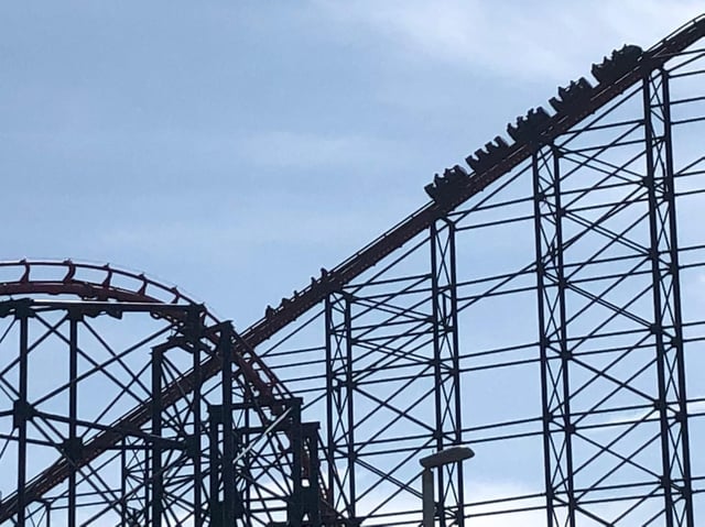 It is thought the ride came to a halt at around 12 pm today. Photo: Jon Walsh