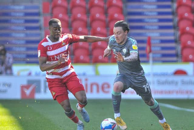 Barrie McKay posed a major threat taking on the Doncaster defence