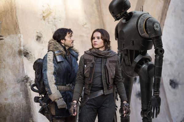 Diego Luna playing Cassian Andor in Star Wars Rogue One