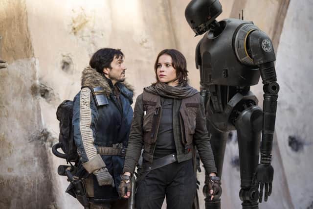 Diego Luna playing Cassian Andor in Star Wars Rogue One