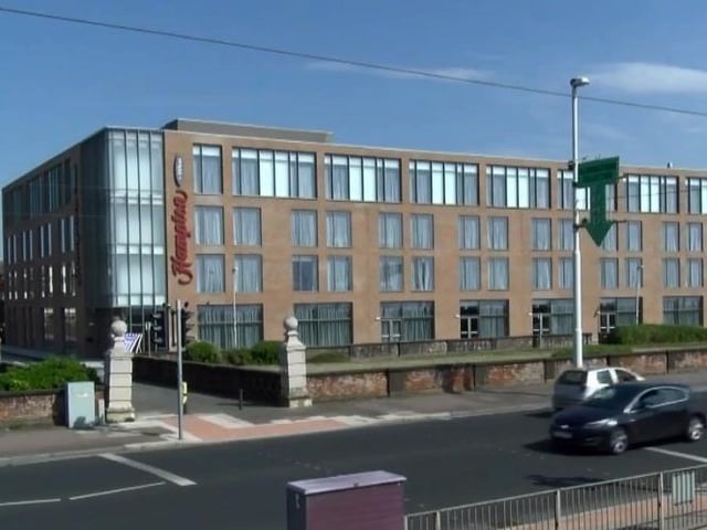 A road closure along The Crescent, New South Promenade, is expected to be in place for 51 weeks to allow construction at the Hampton by Hilton hotel.
