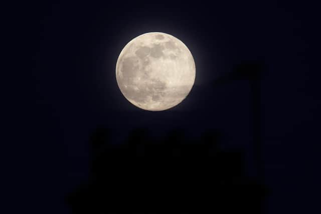 April's supermoon will appear 14 per cent larger and 30 per cent brighter than some previous full moons. (Getty Images)