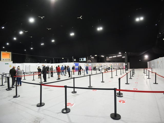 The Winter Gardens has been a mass Covid vaccination centre since January. Photo: Daniel Martino for JPI Media