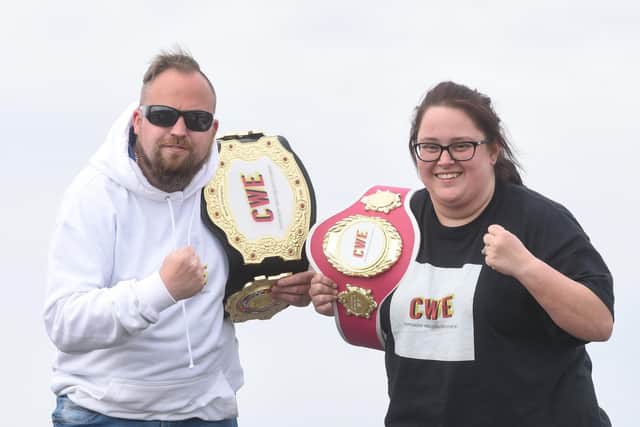 Joshua and Ellie Howard from  Championship Wrestling Entertainment