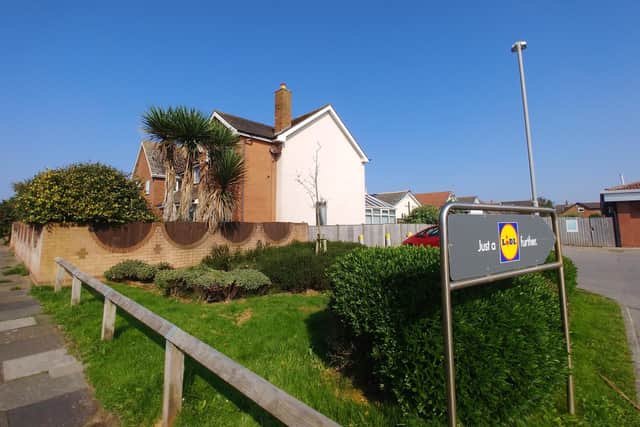 Lidl plans to demolish two houses in Anchorsholme next to its supermarket for "redevelopment." Photo: Daniel Martino for JPI Media