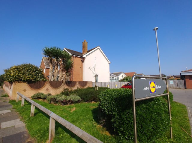Lidl plans to demolish two houses in Anchorsholme next to its supermarket for "redevelopment." Photo: Daniel Martino for JPI Media
