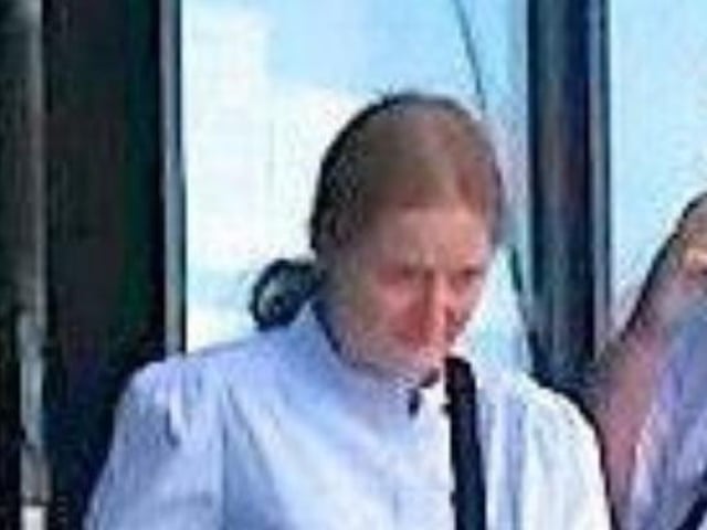 Donna Hartley pictured outside court in 2017