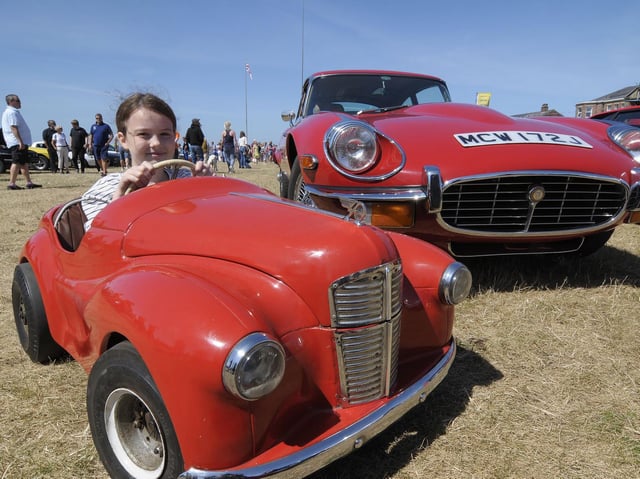 Fun for all the family at a previous Classic Car Rally on Lytham Green