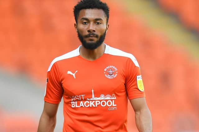 Grant Ward was racially abused on social media following Blackpool's game against Sunderland last night