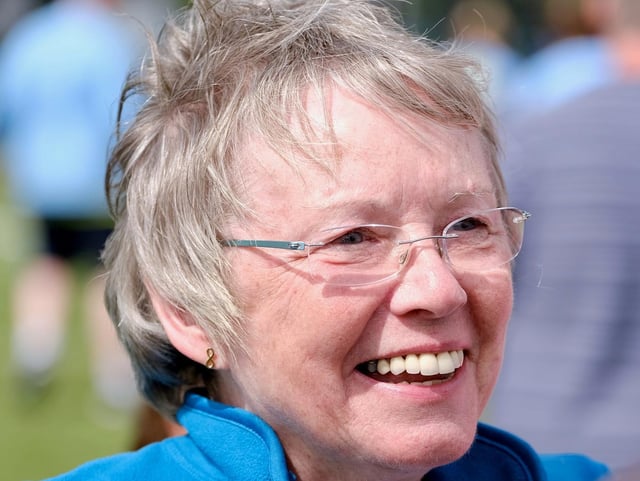 Author and official Dick,Kerr Ladies archivist Gail Newsham who says: “Girls CAN play football, and they can play it extremely well.”
