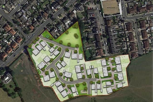 Applethwaite Homes planned to build 42 bungalows on land between Carleton and Poulton