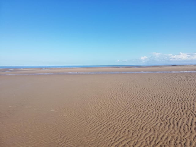 Cleveleys beach, where Star Wars is rumoured to begin filming on Saturday, May 1.