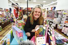Michelle Brereton at her stall, the Bedtime Reading Club, in Fleetwood Market