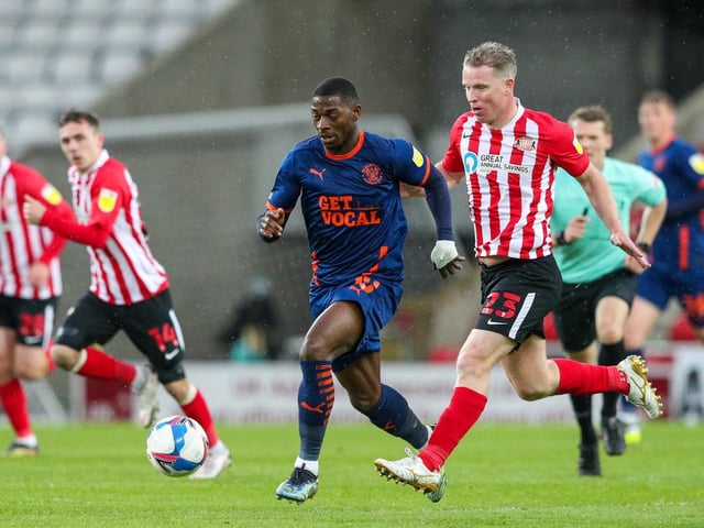 Sullay Kaikai has seven goals for Blackpool this season