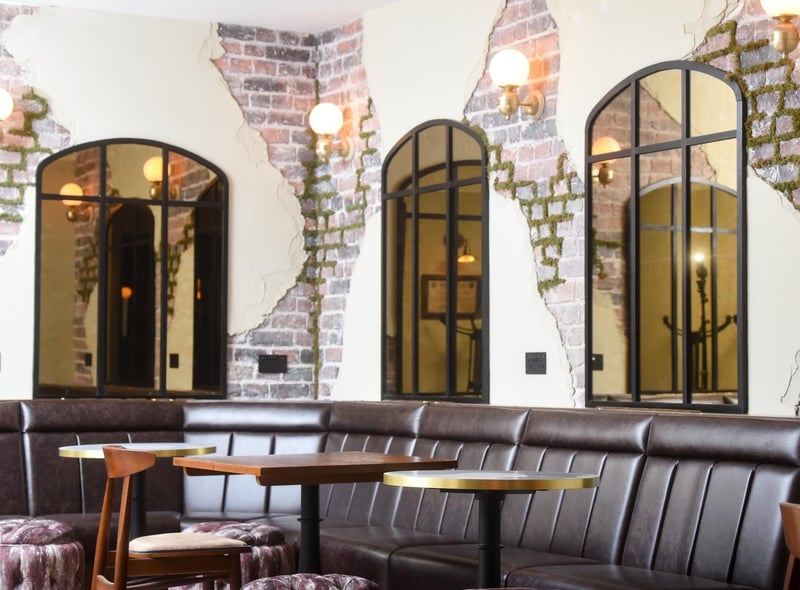 Seating area.