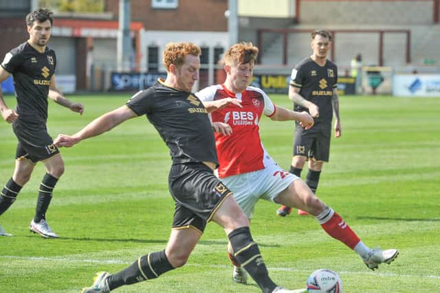 Ged Garner scored for Fleetwood Town at the weekend Picture: Stephen Buckley/PRiME Media Images Limited