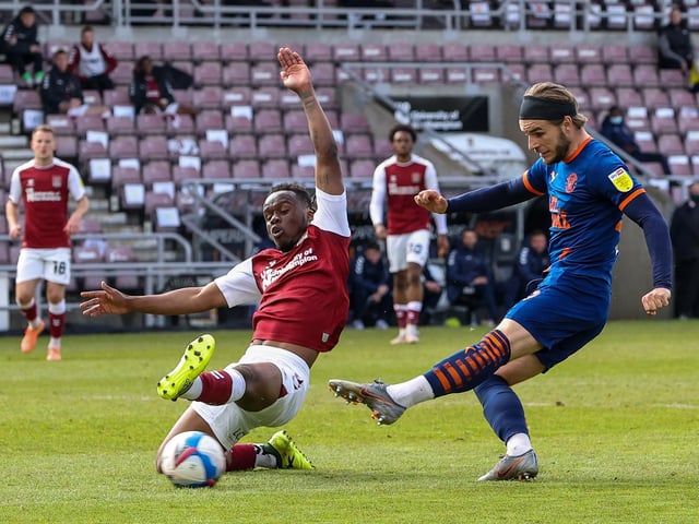 Luke Garbutt netted in Blackpool's weekend victory