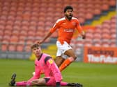 Ellis Simms netted his sixth goal since joining on loan in January