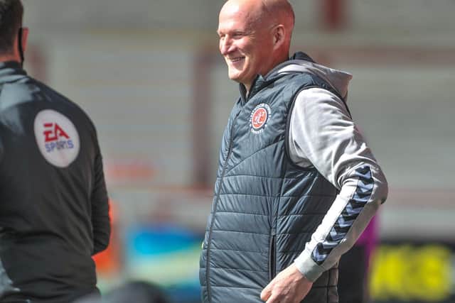 Simon Grayson's Fleetwood still have one of the best defensive records in League One despite conceding five at Burton last week
