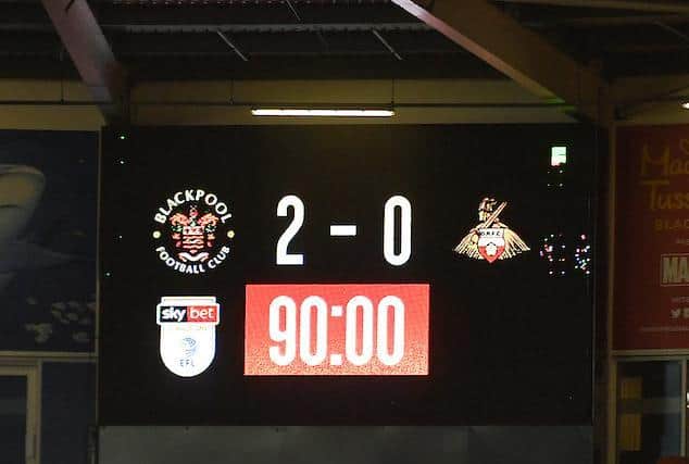 Blackpool got the points they needed against Doncaster last night to book their spot in the League One play-offs