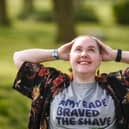 Amy Eade, who braved the shave in aid of Macmillan Cancer Support