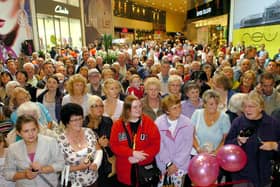 Hundreds waited for the Debenhams to open back in 2008