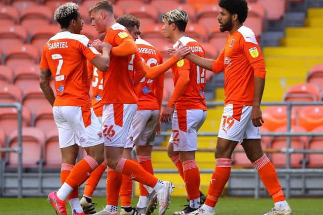 Blackpool booked their play-off place with victory in midweek