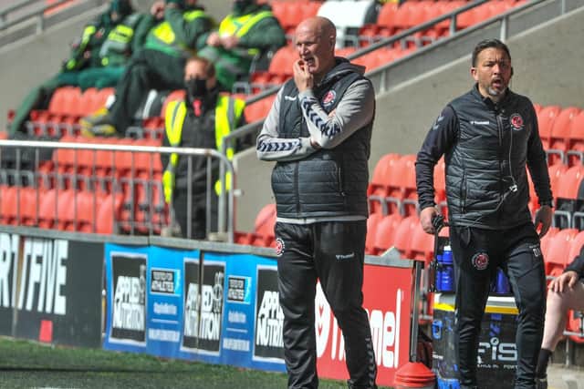 Simon Grayson has praised his Fleetwood Town players for their application Picture: Stephen Buckley/PRiME Media Images Limited