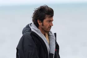 Diego Luna, is reprising his role as leading man Cassian Andor and was filming on Cleveleys beach this week for new 12-part Disney+ series Andor, a prequel to the hit movie Rogue One.
