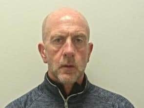 Stephen Boyne (pictured) was handed a 35 week prison sentence and a restraining order, preventing him from contacting the woman. (Credit: Lancashire Police)