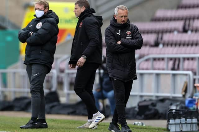 Blackpool head coach Neil Critchley