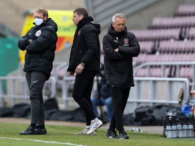 Blackpool head coach Neil Critchley