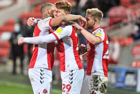 Ged Garner scored against Ipswich Town when Fleetwood Town defeated them in March Picture: Stephen Buckley/PRiME Media Images Limited