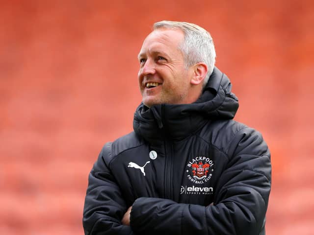 Blackpool head coach Neil Critchley