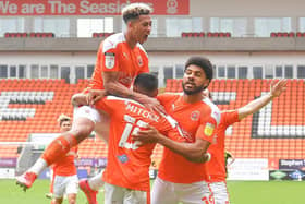 Ellis Simms was Blackpool's match winner for the second game running